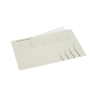Jalema Secolor grey folio landscape inlay folder with line print (25-pack) 3163507 234675