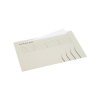 Jalema Secolor grey folio landscape inlay folder with tab and line print (25-pack) 234679 - 1