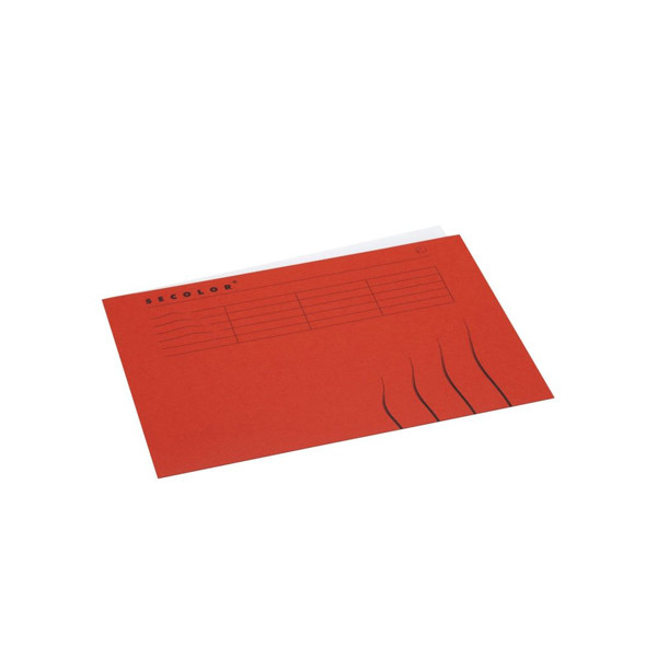Jalema Secolor red A4 landscape insert folder with line print (25-pack) 3163115 234697 - 1