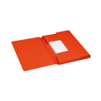 Jalema Secolor red XL folio cardboard 3-flap folder with line printing (10-pack) 3183815 234715