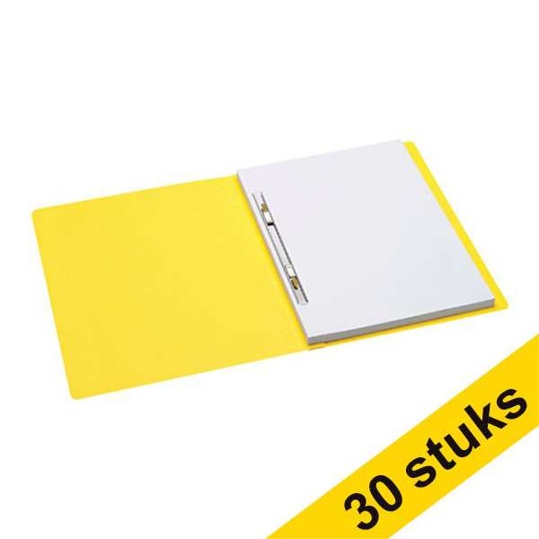Jalema Secolor yellow A4 folder with sliding cover frame (30-pack) 234834 - 1