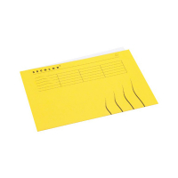 Jalema Secolor yellow A4 landscape insert folder with line print (25-pack) 3163106 234694