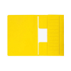 Jalema Secolor yellow XL folio cardboard 3-flap folder with line printing (10-pack) 234712 - 1