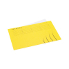 Jalema Secolor yellow folio landscape inlay folder with line print (25-pack) 234730 - 1