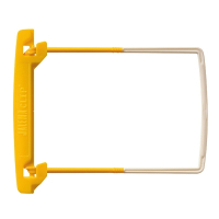 Jalema yellow/white archive binder clip (10-pack) 5710200 234647