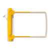 Jalema yellow/white archive binder clip with self-adhesive strip (100-pack) 234646 - 2