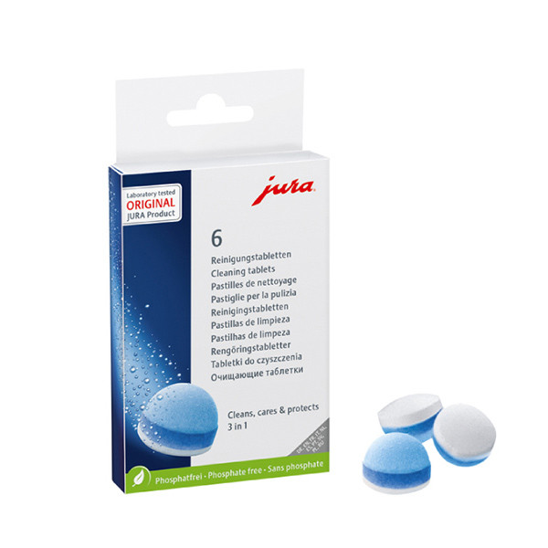 Jura 3-in-1 cleaning tablets (6-pack) 24225 SJU00019 - 1