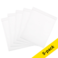K20 padded envelope 370 x 480mm | white self-adhesive | 123ink | 5-pack 300720