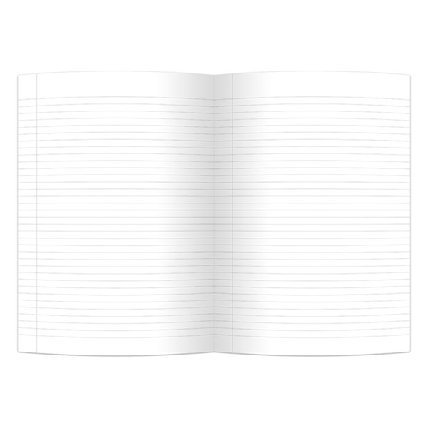 Kangaro A4 black lined notebook, 80 sheets K-5520 204908 - 2