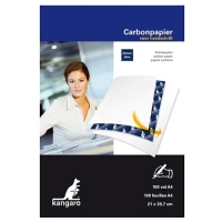 A4 carbon paper (blue) | Kangaro 100 sheets
