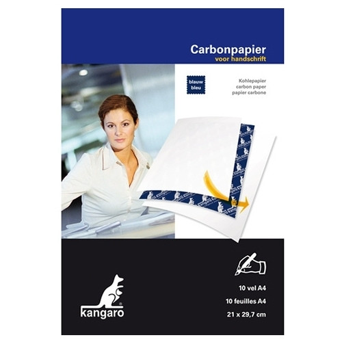 A4 carbon paper (blue) | Kangaro 10 sheets 205461 - 1