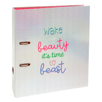 A4 gloss binder (65mm) | cardboard | Kangaro Blah Blah Wake Up 206912