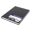 Kangaro A5 black lined notebook, 80 sheets