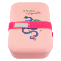 Kangaro Blah Blah pink lunch box with elastic K-PM550100 206917