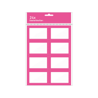 Book labels | fuchsia | Kangaro | 24-pack 206784