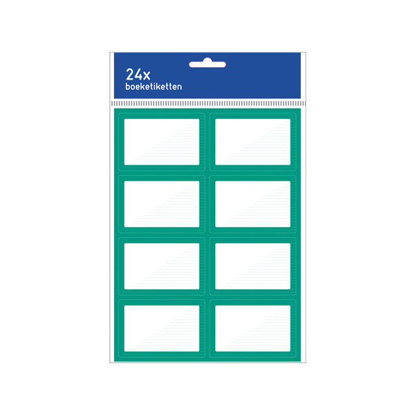 Book labels | green | Kangaro | 24-pack 206785 - 1