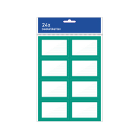 Book labels | green | Kangaro | 24-pack 206785