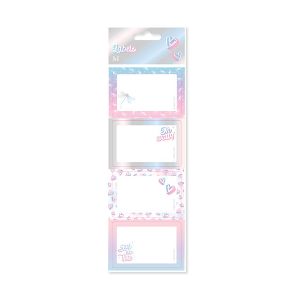 Book labels 50 x 75mm | Kangaro Purple Passion | 24-pack 056729 - 1