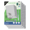Cardboard tabs 1-100 (100 tabs) | A4, 23-hole | Kangaro ECO grey 056791 - 2
