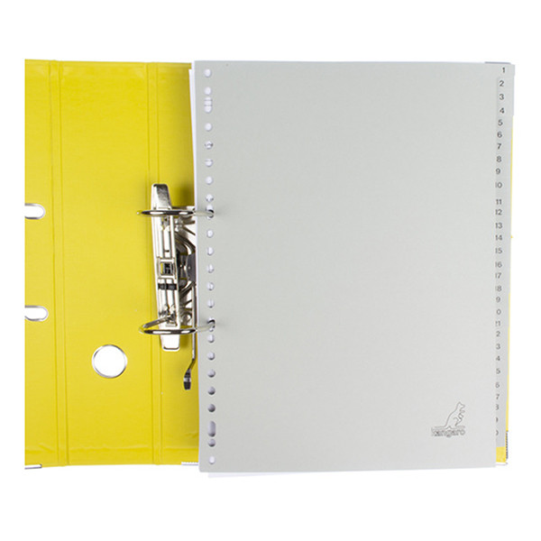 Cardboard tabs 1-31 (31 grey tabs) | A4, 23-hole | Kangaro ECO 056788 - 3