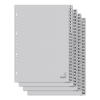 Kangaro ECO grey A4 cardboard tabs with indexes 1-100 (23 holes) K4100CM 056791 - 1