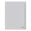 Kangaro ECO grey A4 cardboard tabs with indexes 1-10 (23 holes) K410CM 056785 - 1