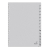 Kangaro ECO grey A4 cardboard tabs with indexes 1-15 (23 holes) K415CM 056790 - 1