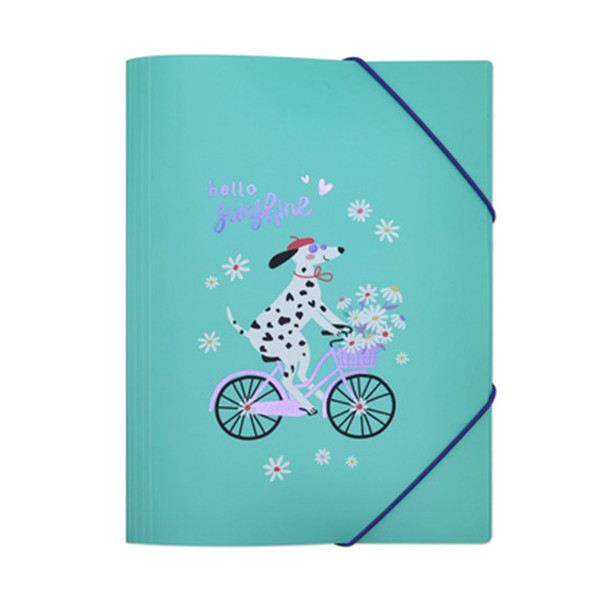 Elastic folder A4 | dalmatian | Kangaro Bonjour Babe 056716 - 1