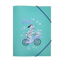 Elastic folder A4 | dalmatian | Kangaro Bonjour Babe 056716