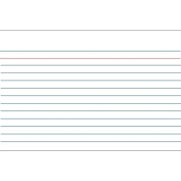 Index cards (150 x 200mm, lined) | Kangaro | 100-pack 205162