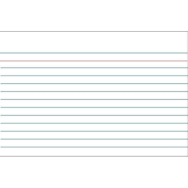 Index cards (170 x 235mm, lined) | Kangaro | 100-pack 205164 - 1