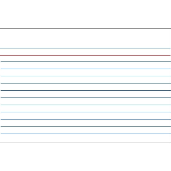 Index cards (75 x 105mm, lined) | Kangaro | 100-pack 205150 - 1