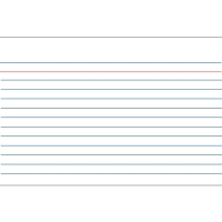 Index cards (90 x 55mm, lined) | Kangaro | 100-pack 205148