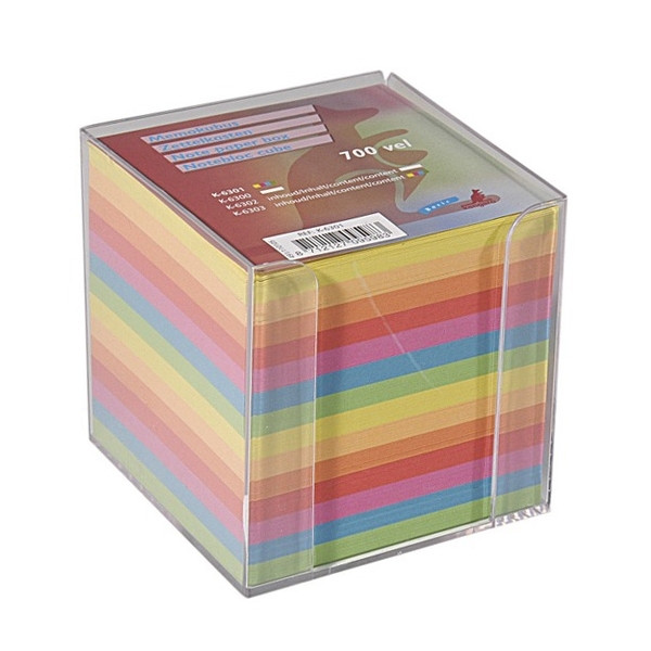 Memo cube | Kangaro + refill | assorted colours | 700pcs 205046 - 1