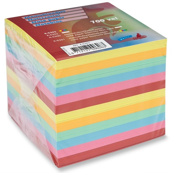 Memo cube refill | Kangaro | assorted colours | 700pcs 205050 - 1