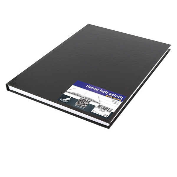 Notebook lined A4 | black | Kangaro | 80 sheets 204908 - 1