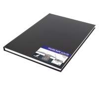 Notebook lined A4 | black | Kangaro | 80 sheets 204908