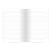 Notebook lined A4 | black | Kangaro | 80 sheets 204908 - 2