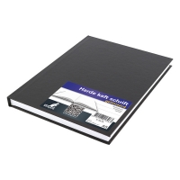 Notebook lined A5 | black | Kangaro | 80 sheets 204907