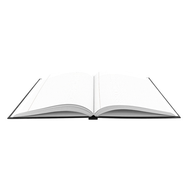 Notebook lined A5 | black | Kangaro | 80 sheets 204907 - 2