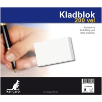 Notepad blank 198 x 230mm | Kangaro | 200 sheets 205342
