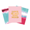 Notepad checkered A5 | 10mm | Kangaro Pink Mint Retro | 80 sheets | 3-pack