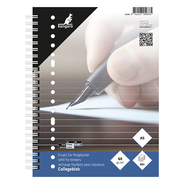 Notepad lecture block A5 | Kangaro | 80 sheets 205078 - 1