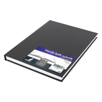 Notepad lined A4 | black | Kangaro | 80 sheets | 10-pack