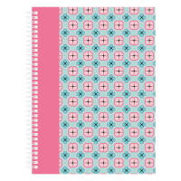 Notepad spiral A4 | pink mint | Kangaro Pink Mint Retro | 160 sheets 206883
