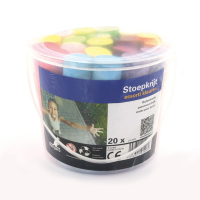 Outdoor chalk | assorted colours | Kangaro | 20-pack 205468