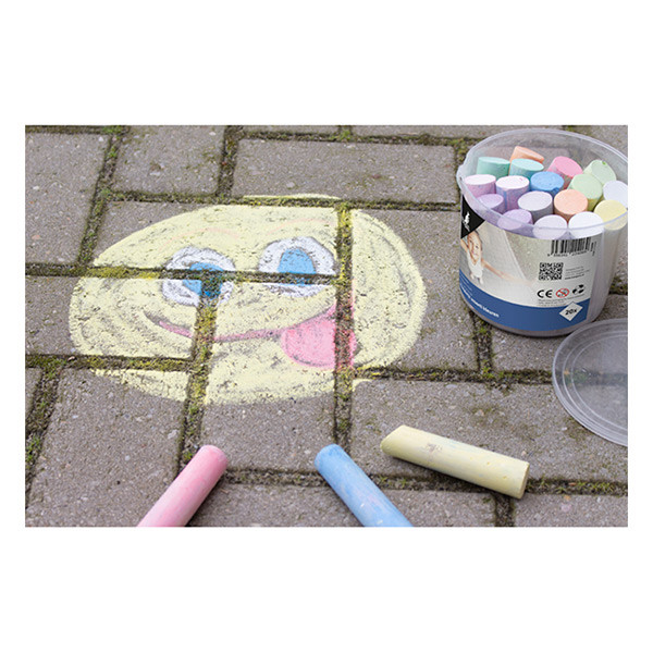 Outdoor chalk | assorted colours | Kangaro | 20-pack 205468 - 2
