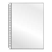 Plastic punched pocket A5, 17-hole | 120 micron | Kangaro | 100-pack 205397