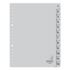 Plastic tabs 1-12 (12 grey tabs) | A5, 17-hole | Kangaro 206759 - 1