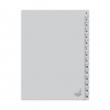 Plastic tabs 1-15 (15 grey tabs) | A4, 4-hole | Kangaro 205053 - 1